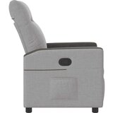 vidaXL Naslanjač sivo blago | Shoptok.si