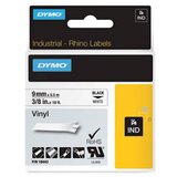 Dymo Trak Rhino Vinyl 18443, 9 mm / 5.5 m (črno/bel), original Cene
