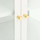 vidaXL komoda bijela 70 x 35 x 70 cm od čelika i stakla | shoptok.hr