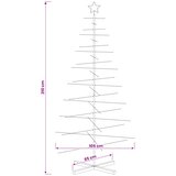  Metalno božićno drvce sa stalkom KUOPIO 210 cm Čelik Zlatno | shoptok.hr