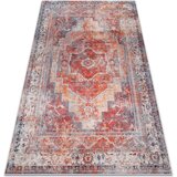 RugsX Preproge ANDRE 1684 pralna preproga Okvir vintage protizdrs 120x170 cm Rdeča | Shoptok.si