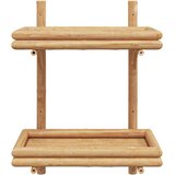  Polica na zidu s policom Zidne Smeđa 39 x 26 x 60 cm bambus | Eponuda.com