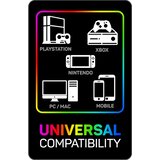 Connect IT CHP-3595-WH - LED RGB gejmerske žične slušalice sa mikrofonom bele/crne | Eponuda.com
