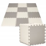 Pjenasta podloga puzzle 30x30 cm krem-siva | shoptok.hr
