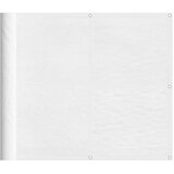  Balkonsko platno belo 90x1000 cm 100 % poliestrski oxford | Shoptok.si