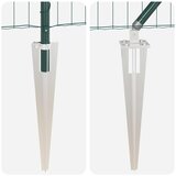 Euro ograda s špicama 10 x 0,4 m Čelik premazan PVC-om Zelena | shoptok.hr
