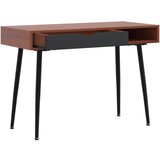  Stol za računalo s ladicom smeđi 110x50x75 cm konstruirano drvo | Shoptok.si