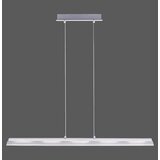 Lesnina-XXXL viseča Led-svetilka Lolasmart - Zara, Srebrna, 5 X 4 W | Shoptok.si