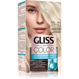 Schwarzkopf Gliss Color permanentna barva za lase odtenek 11-11 Ultra Light Titanium Blonde 1 kos | Shoptok.si