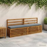  Jastučići za klupe - 2 dijela VUGHT 2 pcs 100% poliester Plava | shoptok.hr