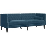  Chesterfield garnitura s jastucima, 2 dijela, plavi baršun | shoptok.hr