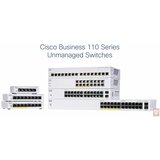 Cisco CBS110-24PP unmanaged 24-port ge, partial poe, 2x1G sfp shared Cene
