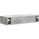 Stolna montirana na zid Betonska siva 87,5 x 34,5 x 17 cm | Eponuda.com
