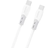 Napajalni kabel L25SC USB - C / USB - C 60W 1m - Bela