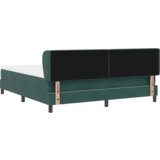 Box Spring Krevet s Madracem Tamno Zelena 180x200 cm Baršun | shoptok.hr