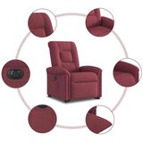  Električni naslanjač s funkcijo vstajanja vinsko rdeč, (21824798) | Shoptok.si