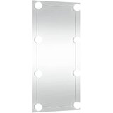  Zidno ogledalo s LED svjetlima 30 x 60 cm stakleno pravokutno | Shoptok.si