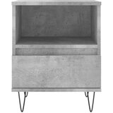  Noćni ormarići 2 kom boja betona 40x35x50 cm konstruirano drvo | shoptok.hr