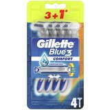 Gillette Blue3 Plus Comfort Set brijač za jednokratnu upotrebu 4 kom za moške | shoptok.hr