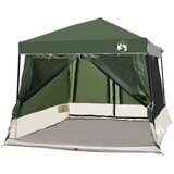  Set Kamp Šatora s krovom 2 pcs Zelena Tafta i Tkanina | shoptok.hr