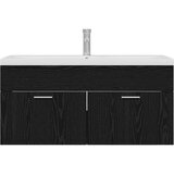  Kupaonski ormar Crni hrast 100 x 38 5 x 46 cm Konstruirano drvo | shoptok.hr
