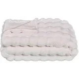 Odeja iz umetnega krzna Cozy - kremna