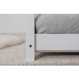 MID.YOU Postelja S Predalom Duo, 90x200, Bor, Bela, Masivno | Shoptok.si