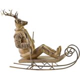 Mondex Figura Poliresin Santa Lila 29,5x10,5x23,5 rjava 1kos, (5000349980) Cene