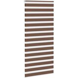 Zebra zavjesa Smeđa 110x230 cm Širina tkanine 105,9 cm Poliester | Eponuda.ba