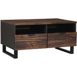 vidaXL Klubska Miza 80x54x40 cm Trden orehov les | Shoptok.si