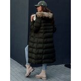 DStreet Płaszcz zimowy damski LUXWARM zielony | shoptok.hr