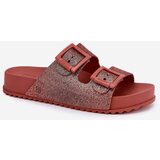 Zaxy Fragrant Women's Slippers With Glitter And Buckles Dirty Pink | shoptok.hr