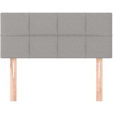  Uzglavlje svjetlosivo 80 x 5 x 78/88 cm od tkanine | shoptok.hr