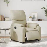 Maison Chic Električni naslanjač - Relax naslanjač krem umetno usnje, (22061316) | Shoptok.si