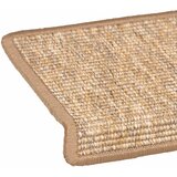  Prostirke za stepenice 15 kom 65x21x4 cm svijetlosmeđe pravokutne rubove | Eponuda.com