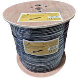 Gembird KABL-COAX-RG59+2x0.75 BC/PVC/300M CCTV Bakarni Koaksialni kabl sa napojnim kablom2x0,75mm black 300m | ePonuda.com
