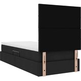  Krevet s prostorom za pohranu s LED-om Crna 90 x 190 cm | shoptok.hr