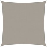 vidaXL Senčno jadro 160 g/m² kvadratno svetlo sivo 4x4 m HDPE, (21254278) | Shoptok.si