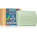 FAITH IN NATURE Hand Made Soap Aloe Vera naravno trdo milo z aloe vero 100 g