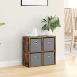  Kreveta s ladicama Dimljeni hrast 49,5 x 22 x 47 cm | shoptok.hr