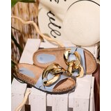 Resti Ladies' blue slippers with Sofig- Footwear decoration | ePonuda.com