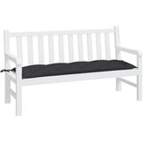  Jastuk za vrtnu klupu crni 150 x 50 x 7 cm od tkanine Oxford | shoptok.hr