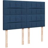 vidaXL Krevet s oprugama i madracem plavi 160x200 cm od tkanine | shoptok.hr