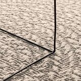  Rug "ZIZUR" Cream 240x240 cm Juta videz Notranje in zunanje | Shoptok.si