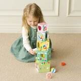 Classic World puzzle kocke kutija šumska piramida 10 kom. fsc | shoptok.hr