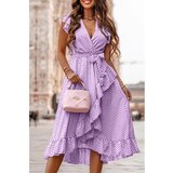 Fenzy Midi Haljina S Uzorkom Na Točkice, Lila | shoptok.hr