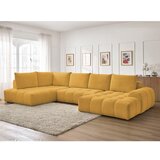 Bobochic Paris Senf žuta sklopiva/s prostorom za odlaganje kutna garnitura od šenila (s lijevim kutom/u obliku slova "U") Everest – | shoptok.hr