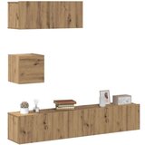  4-dijelni set TV ormarića montiran na zid Artisan Oak | shoptok.hr