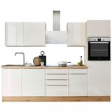 RESPEKTA Kuhinjski Blok Marleen 280cm, Bela, Visoki Sijaj | Shoptok.si