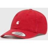Carhartt WIP Pamučna kapa sa šiltom Madison Logo Cap boja: bordo, s aplikacijom, I023750.2AGXX